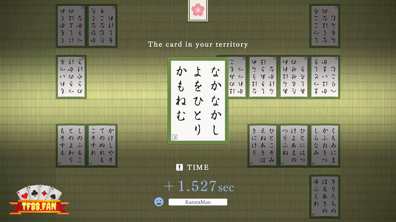 Cách chơi bài Karuta TF88 tương đối đơn giản